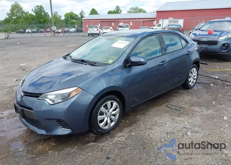 2015 Toyota Corolla Le из США, поврежденный, VIN 2T1BURHE4FC321149